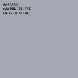 #A6A8B3 - Gray Chateau Color Image